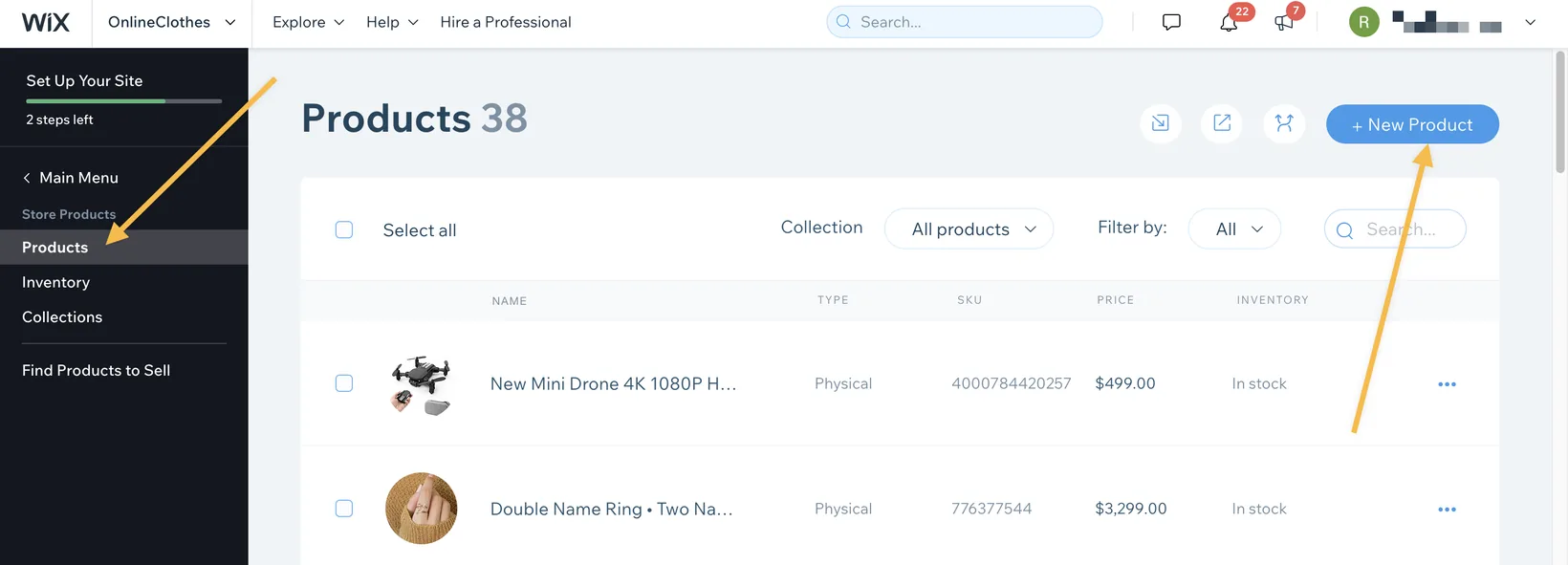 How can I view the Thank-You page funnel on my Wix store? — screenshot 1